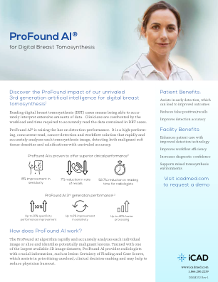 ProFound AI®-iCAD 公司